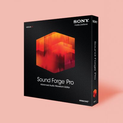 Sound Forge Pro ses düzenleme yazılımı ürün görseli